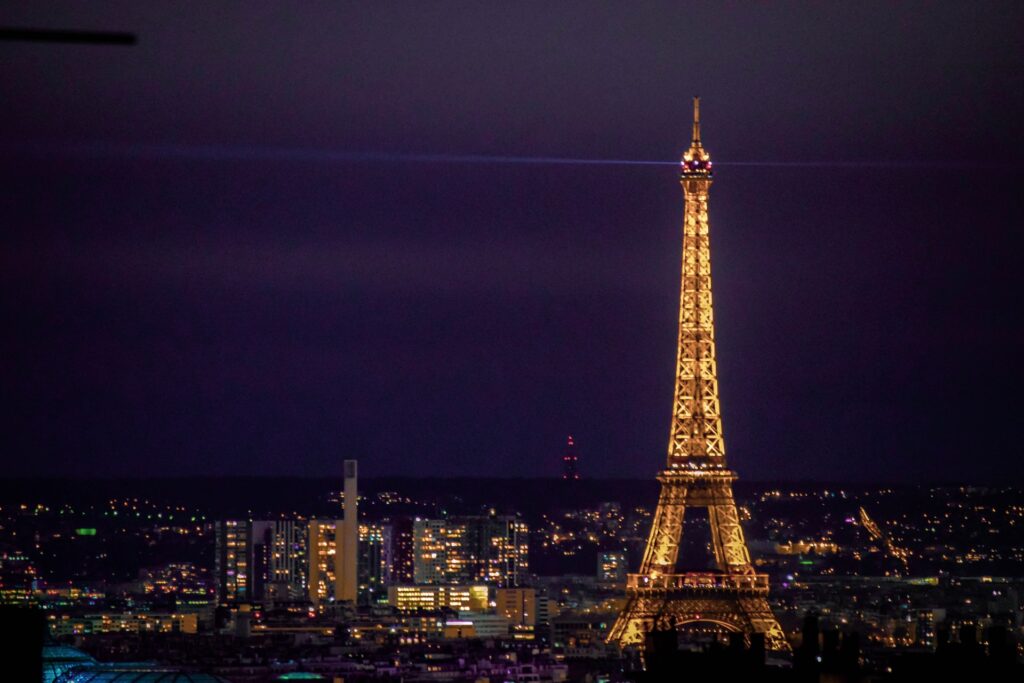 The Eiffel Tower in Paris, France