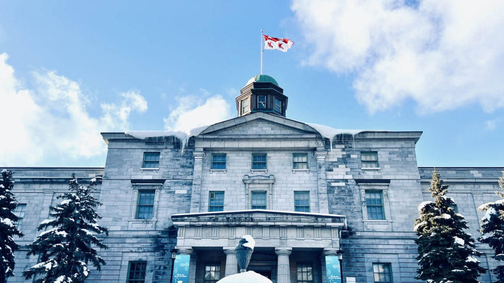 The Arts Building at McGill University, a partner institution for the Mastercard Foundation Scholars Program (PHOTO CREDIT: Neale McDevitt - McGill Reporter)