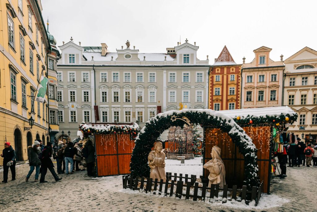 Christmas Decorations in Prague Old Town, Czech RepublicPhoto by Helena Jankovičová Kováčová
