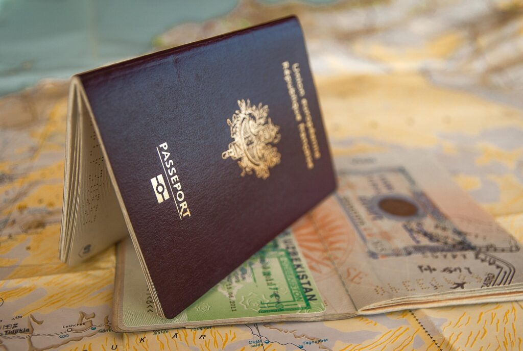An image used to illustrate a visa