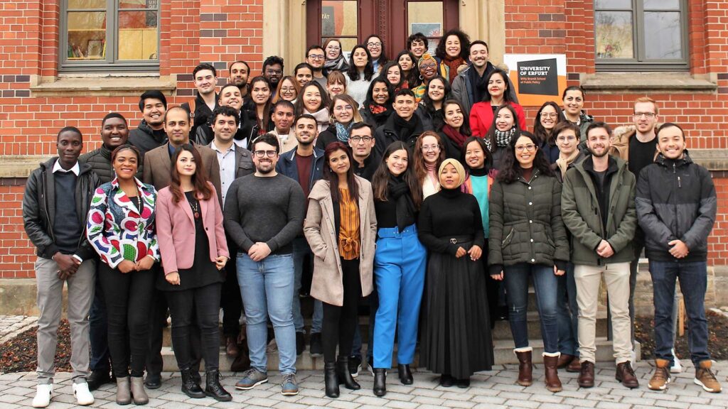 Willy Brandt School of Public Policy at the University of Erfurt is one of the universities for the Helmut-Schmidt-Programme Master’s Scholarship for Public Policy and Good Governance